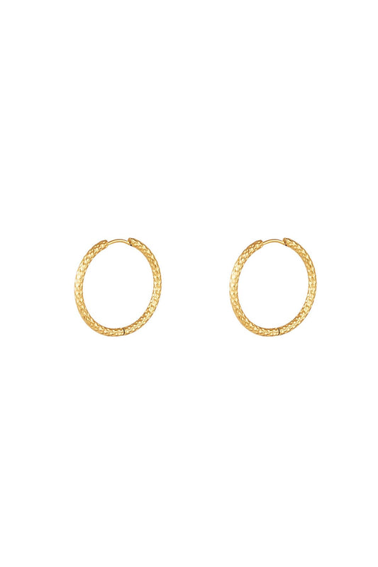 Earring | Hoop basic midi patroon