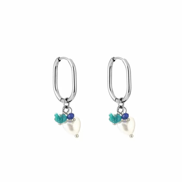 Earring |  Pearly Blue