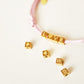 Bracelet |  KIDS Panter cube goud gepersonaliseerd