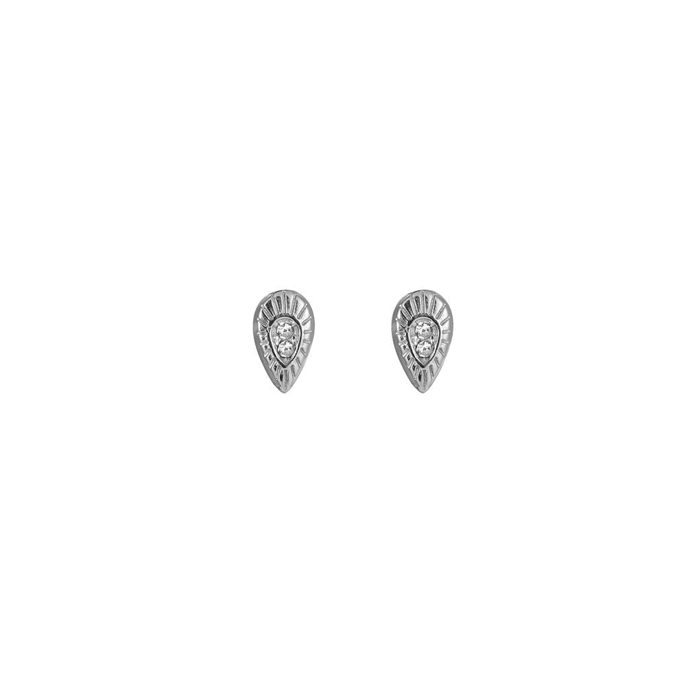 Earring | Pear silver
