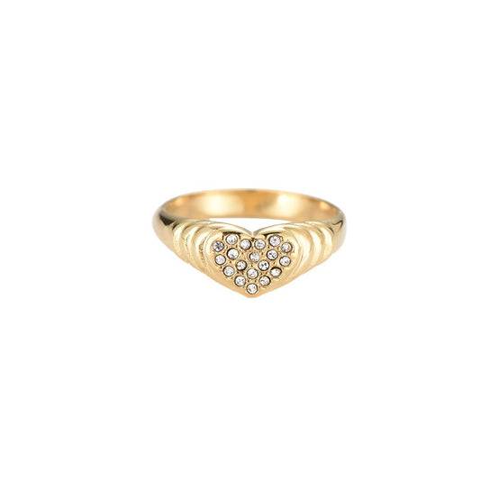 Ring | Sparkling heart