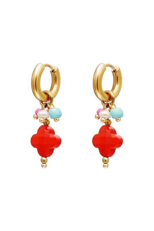 Earring |  Coral