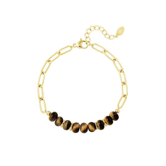 Bracelet | Brown chain