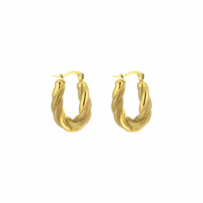 Earring | Oval hoop